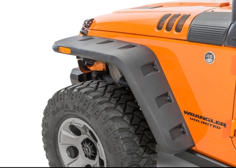 JEEP WRANGLER JK 2007-2017 IÇIN UYUMLU HURRICANE CAMURLUK KABARTMA SETI (DODIK) (LEDLI)